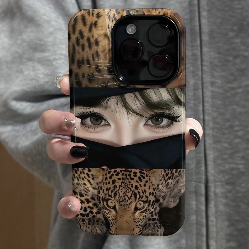 Phone Case Anime - Luxe luipaardprint telefoonhoesje voor iPhone 17